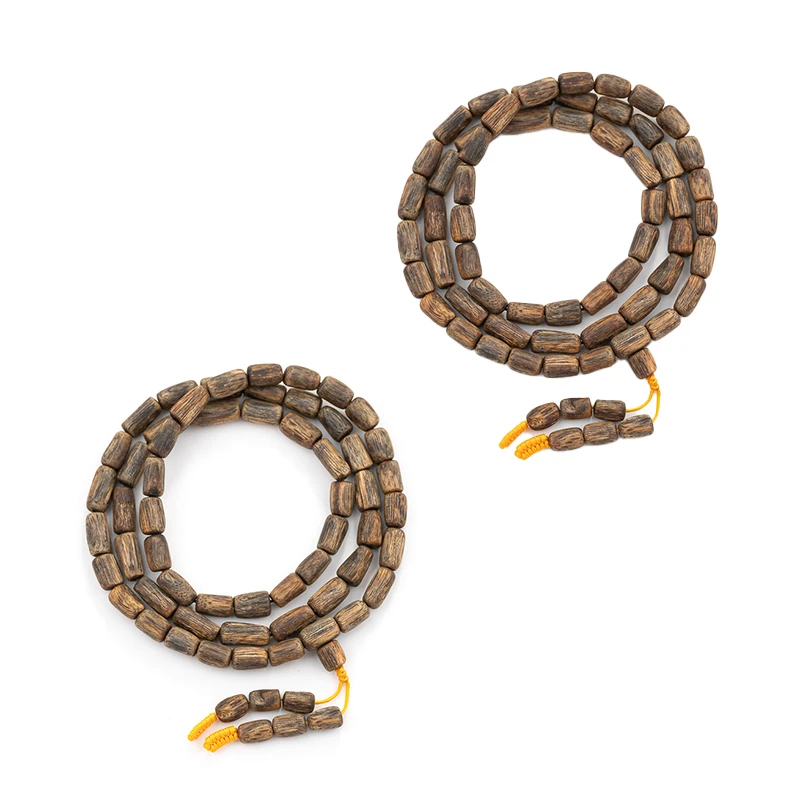 XIANYUAN/仙源 沉香莺歌绿棋楠沉水随型三圈手串多样性发其一