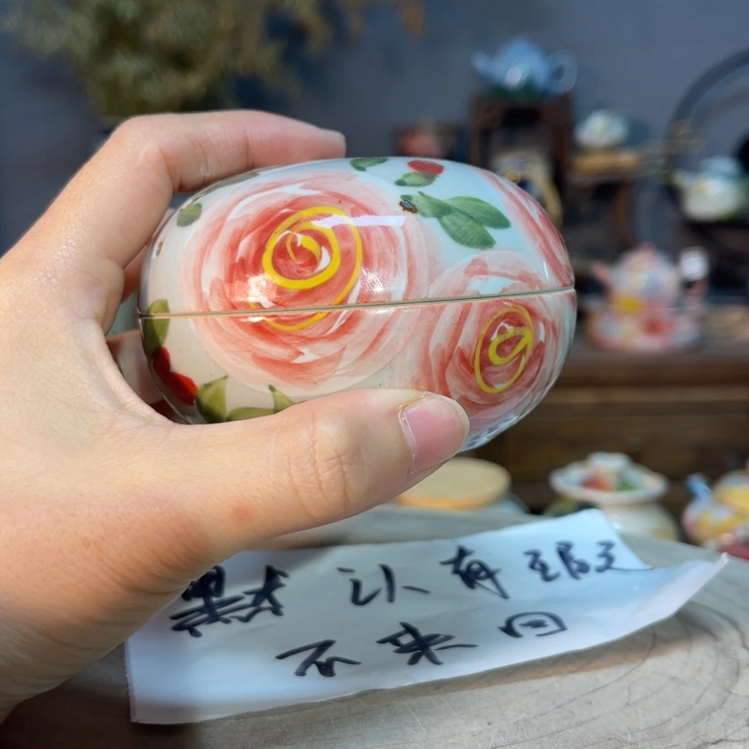 杯素浅陶瓷手工手绘