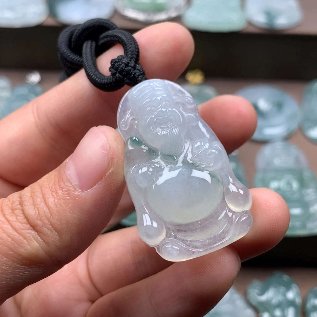 颈饰未镶嵌翡翠天然翡翠