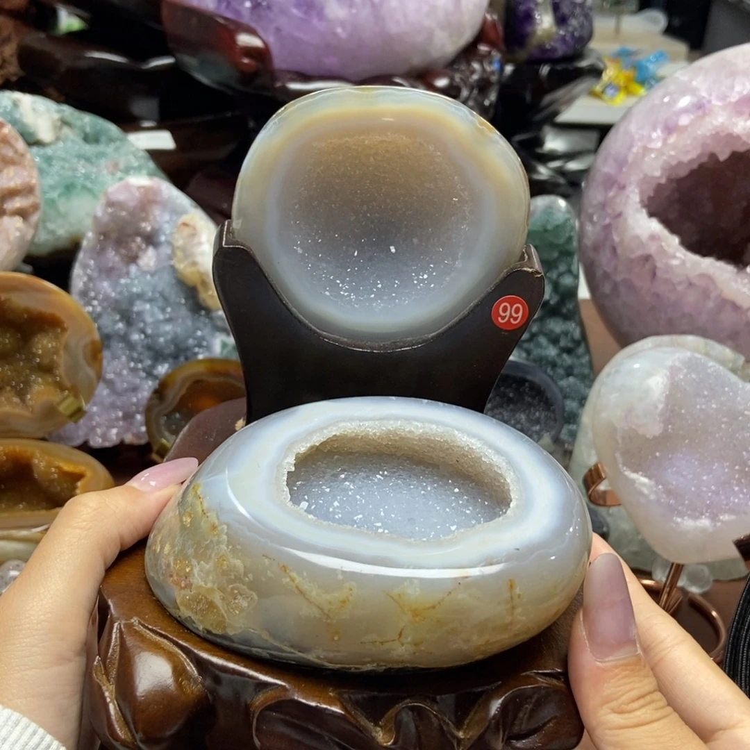 紫晶未镶嵌摆件水晶