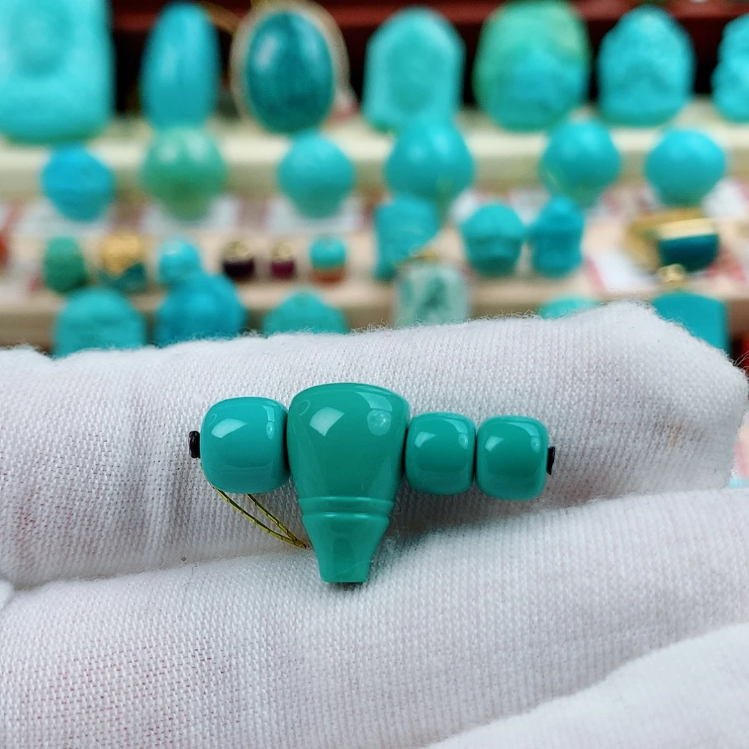 绿松石未镶嵌配饰顶腰套装6.2