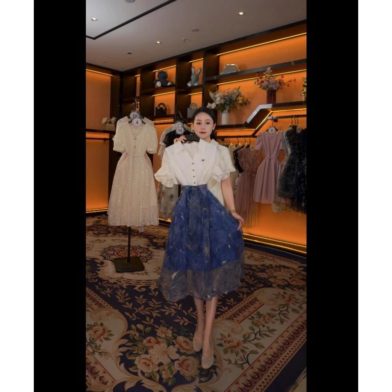 【M】春夏优雅百搭时尚显瘦气质连衣裙 GS-56168