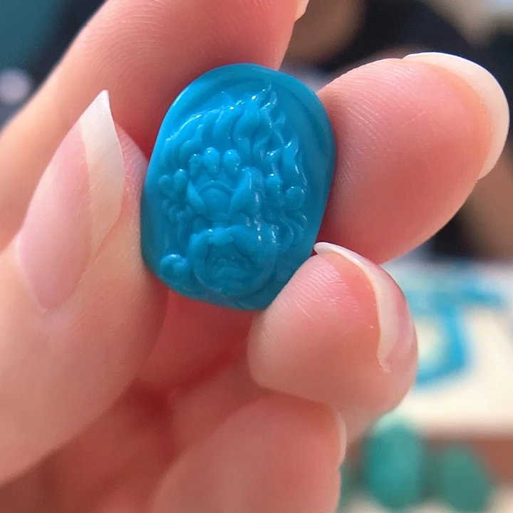 未镶嵌绿松石珠宝奇石