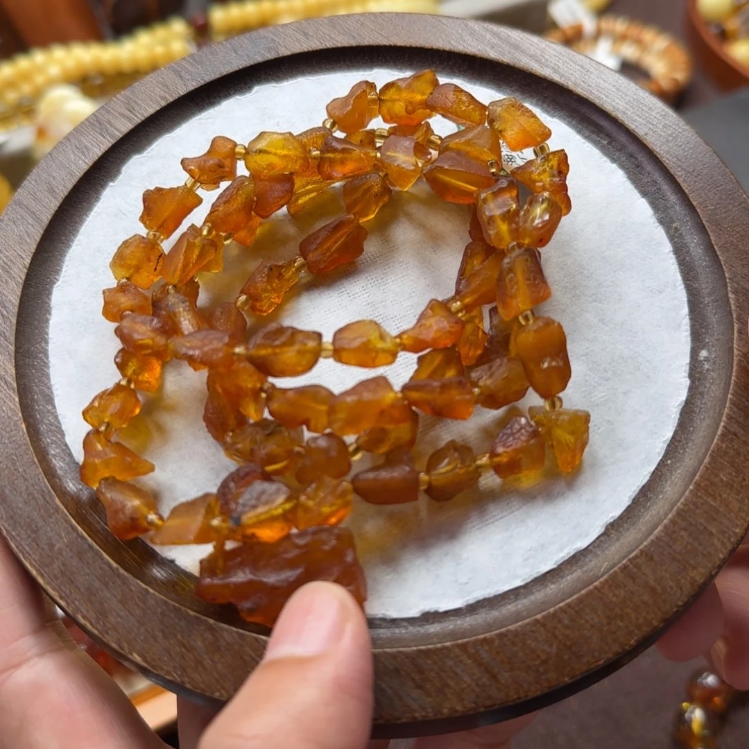 琥珀未镶嵌珠宝奇石