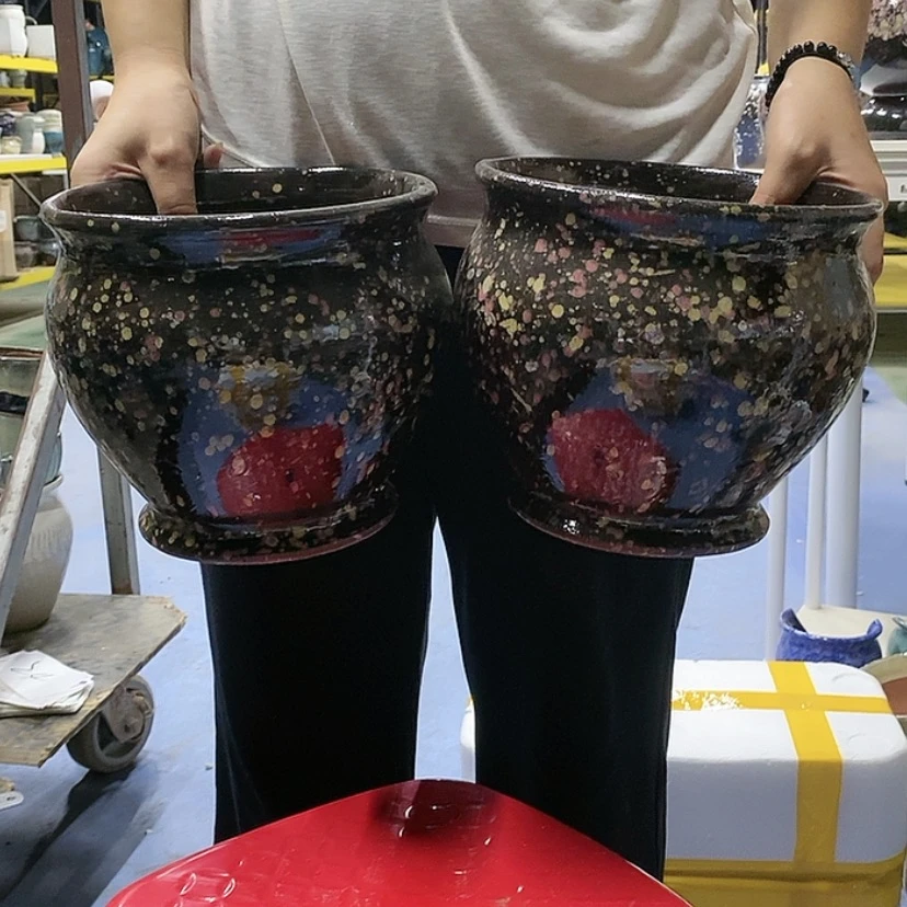 【闪购商品】紫砂花盆宜兴紫砂粗陶花盆