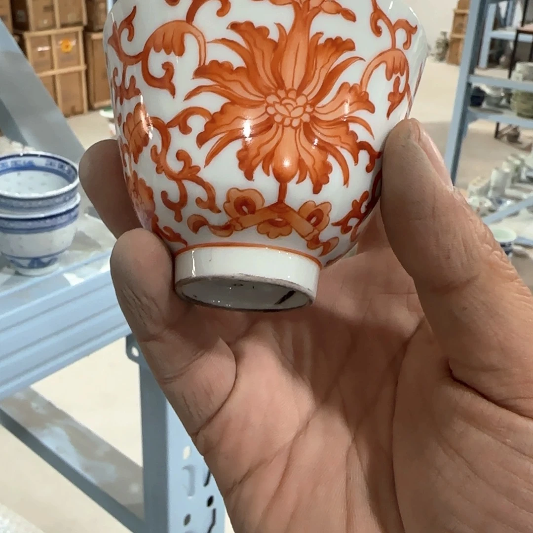 瓷片摆件手绘瓷器全部处理