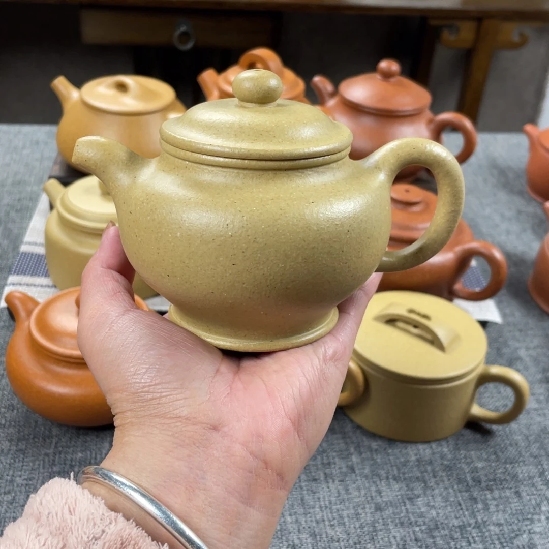 茶壶紫砂本绿掇只全手30目249