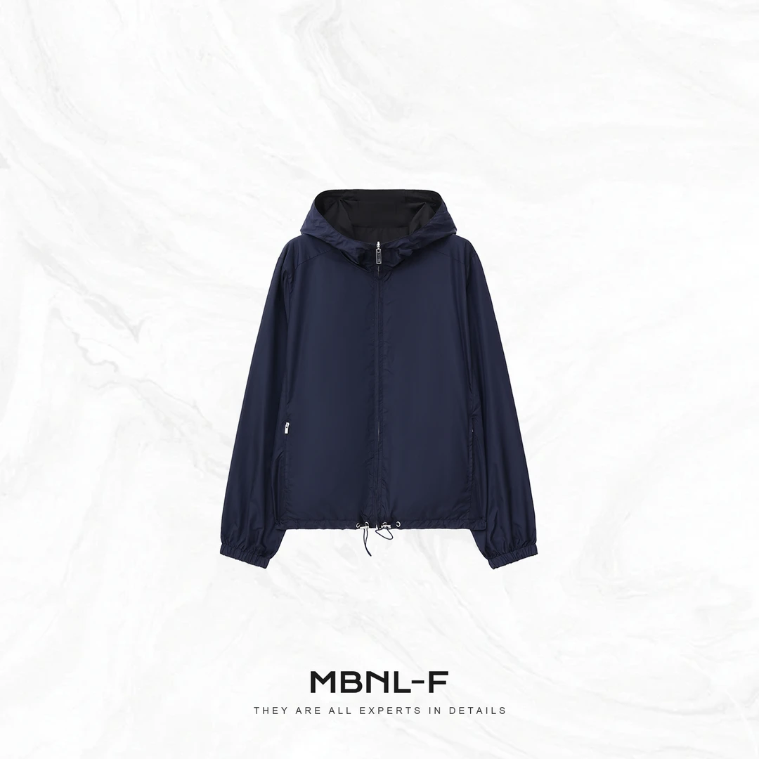 MBNL-F“拉达夹克” 定染藏蓝日常户外极简风衣外套 秦磊TH-WT811
