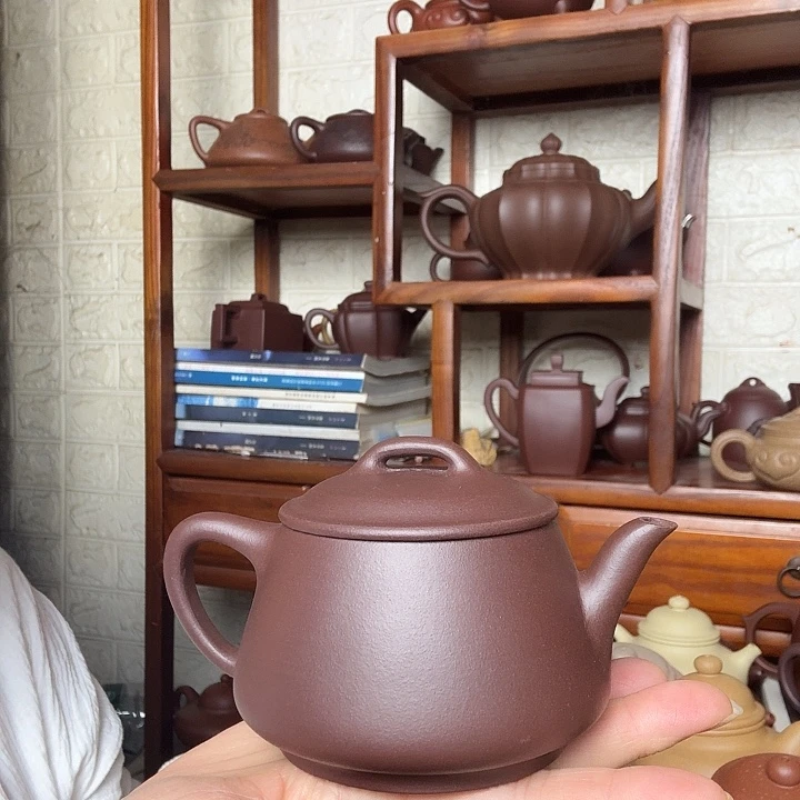 茶壶紫砂影瓢240cc半手工