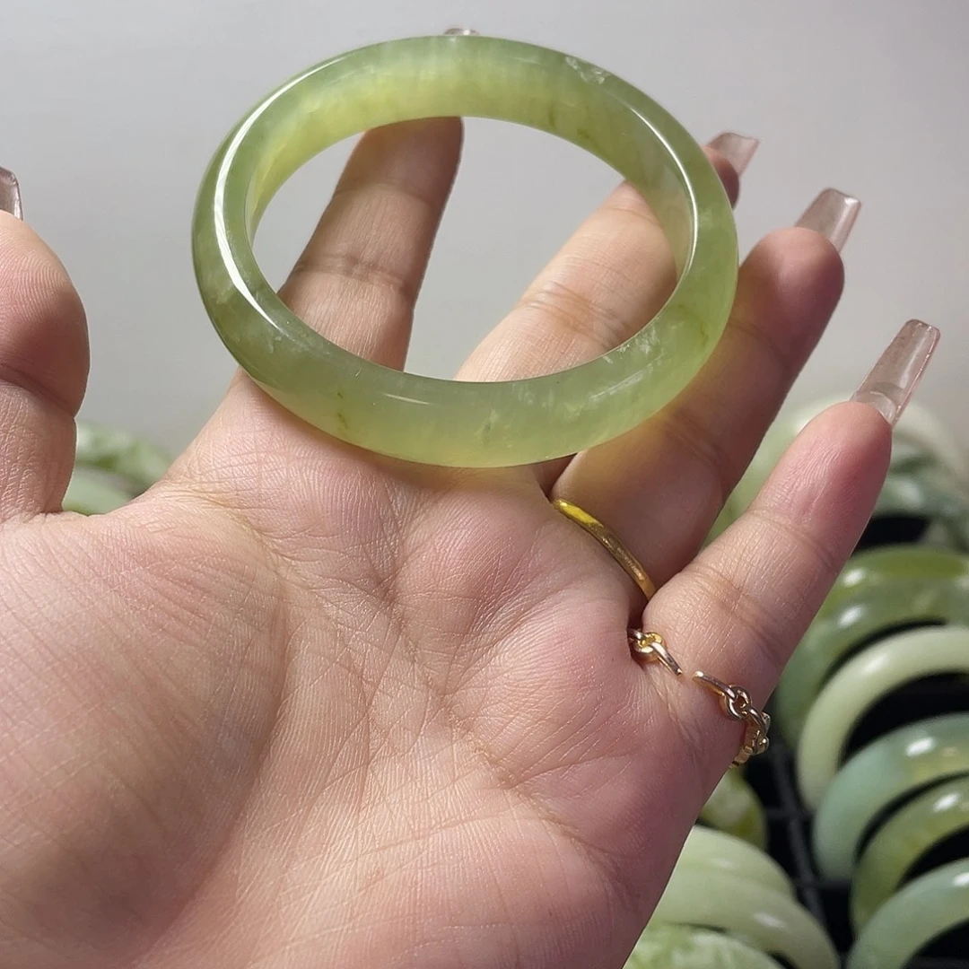 合金蛇纹石玉手镯