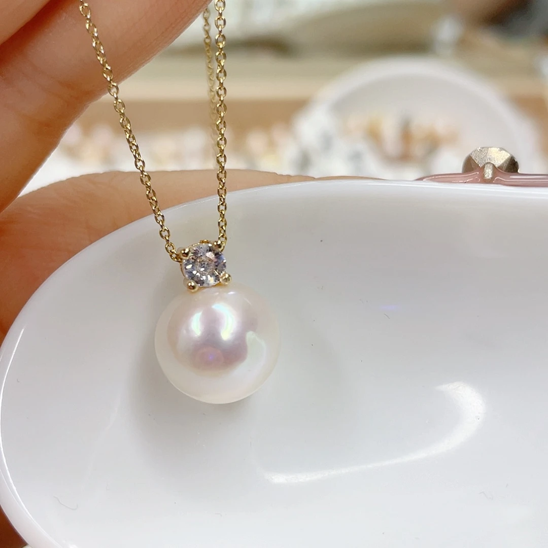 淡水珍珠未镶嵌吊坠(赠链)