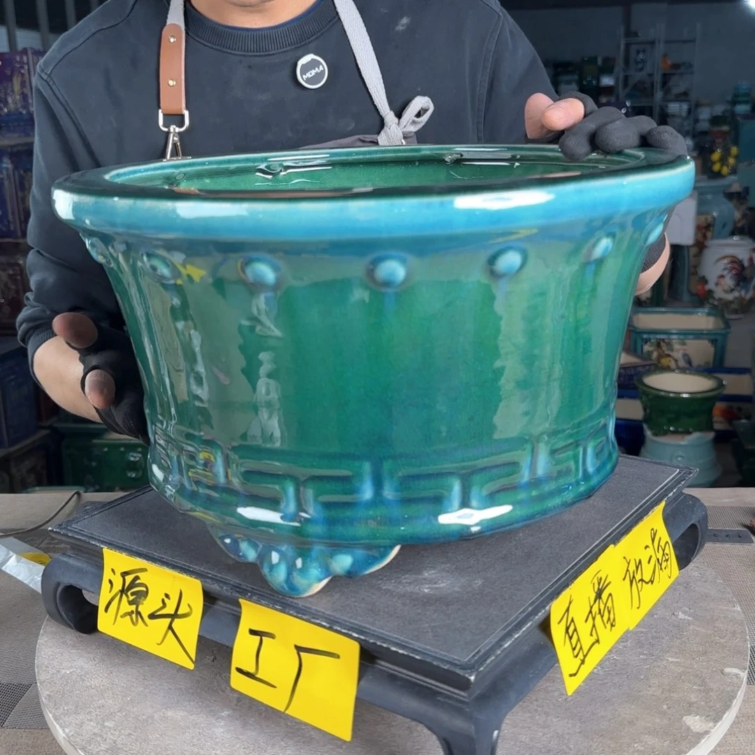 一风堂石湾花盆。微瑕