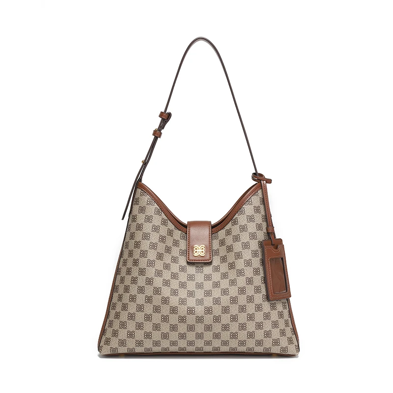 【阿哲专属】2025新款女士时尚经典百搭名媛风单肩斜挎手提包6005