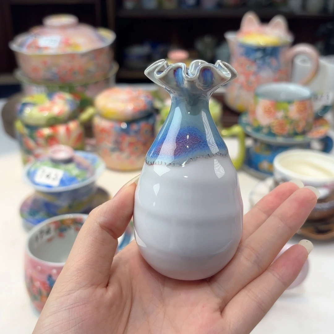景德镇手绘高温釉下彩陶瓷茶具