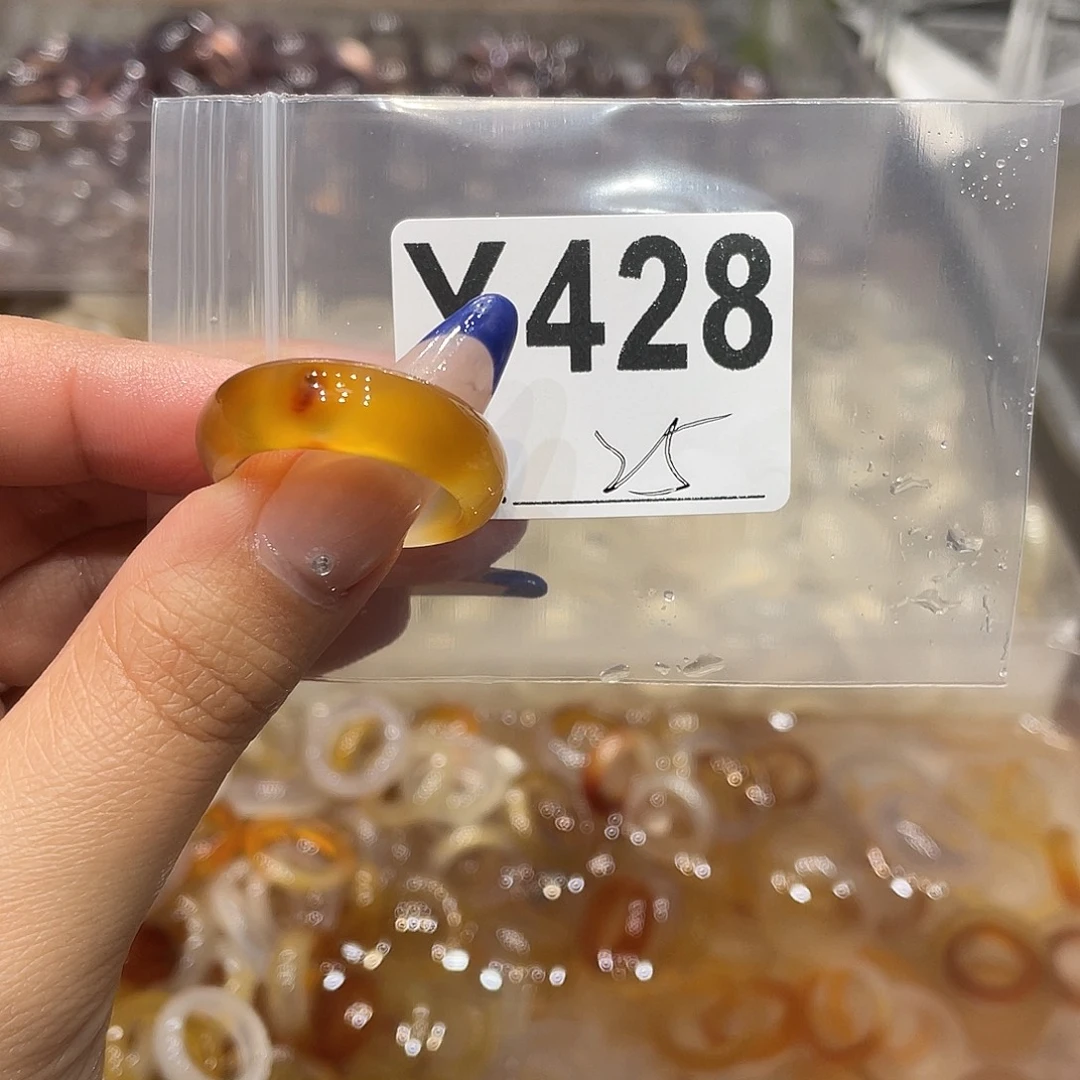 玛瑙/玉髓未镶嵌戒指428