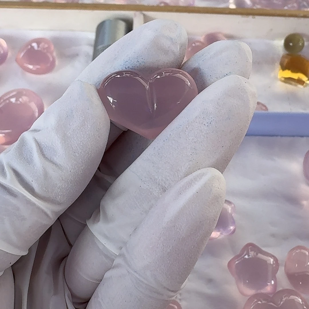 水晶珠宝半成品未镶嵌库***梨