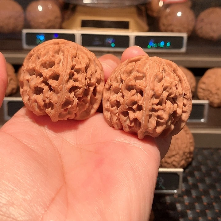 文玩核桃把件苹果41尺