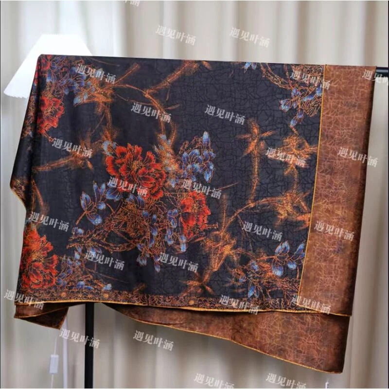 FJ021牡丹络（140*140）女士围巾披肩