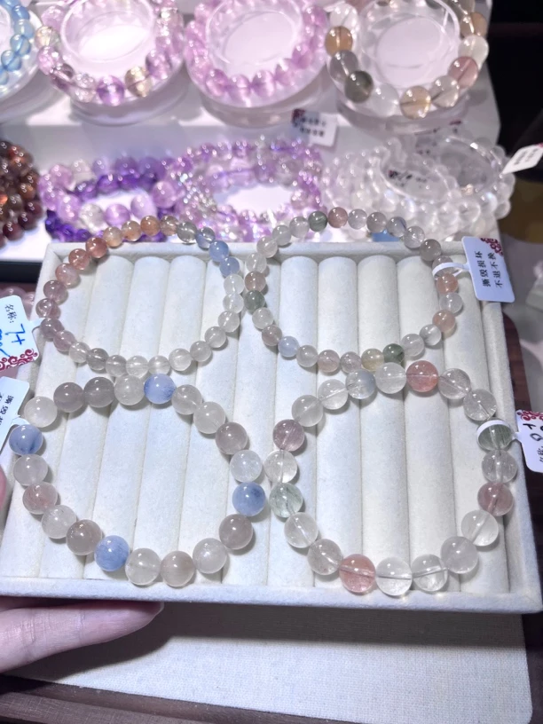 大漏福利 可选天然原矿彩兔毛拉丝多巴胺10➕