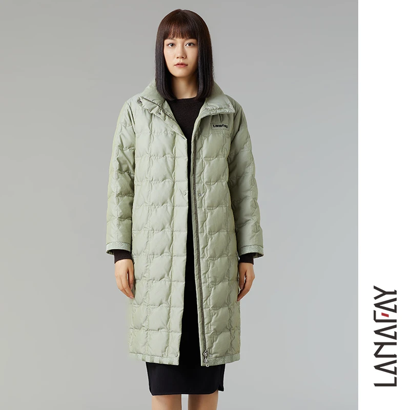 啦娜菲LANAFAY冬款长款羽绒服1D908