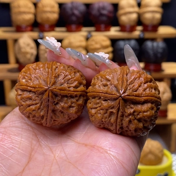 把件文玩核桃南昭铁印51号37尺