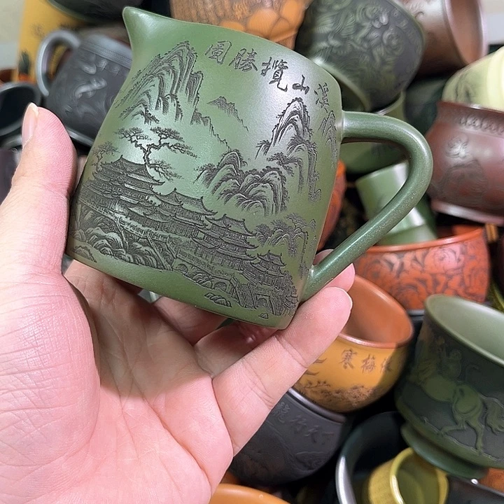 茶杯紫砂全手工紫砂主任杯