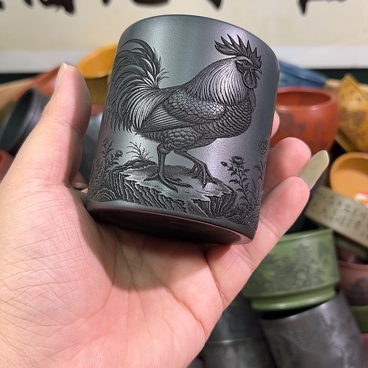 茶杯紫砂全手工紫砂主人杯