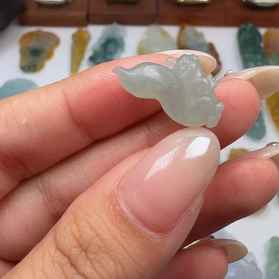 定制翡翠未镶嵌毛货