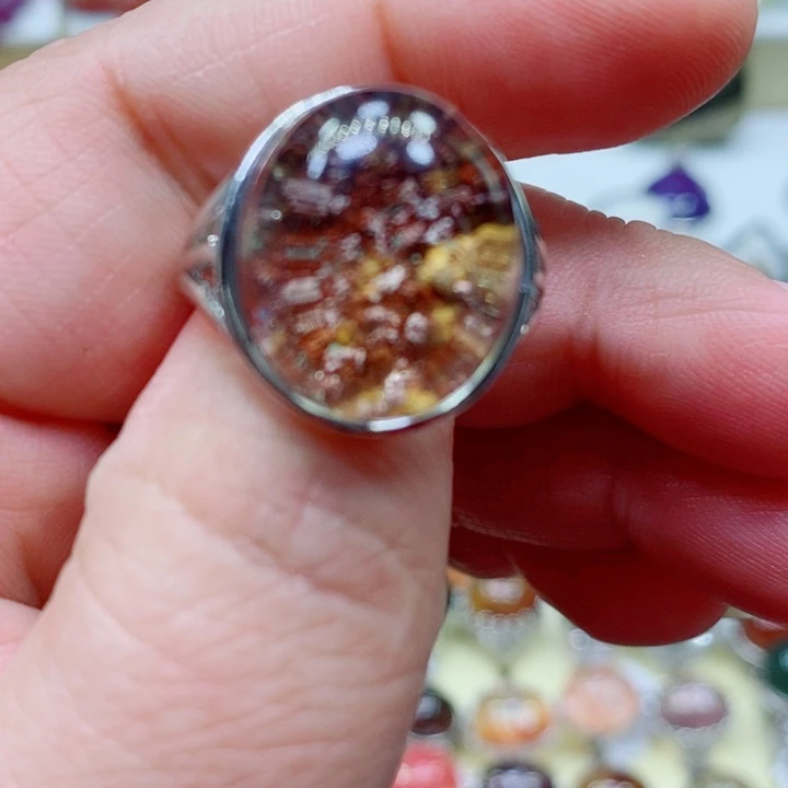 水晶戒指未镶嵌水晶