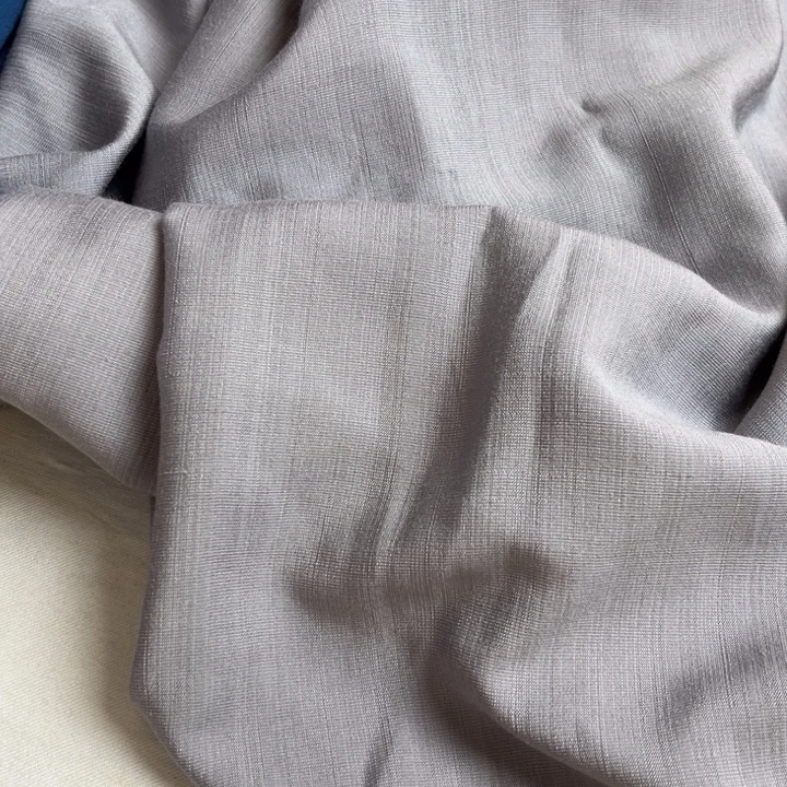 棉混纺浅灰麻棉1.5米