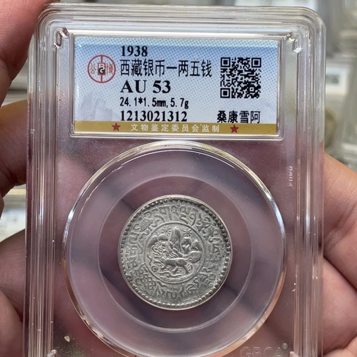 银古钱币一枚图片品相