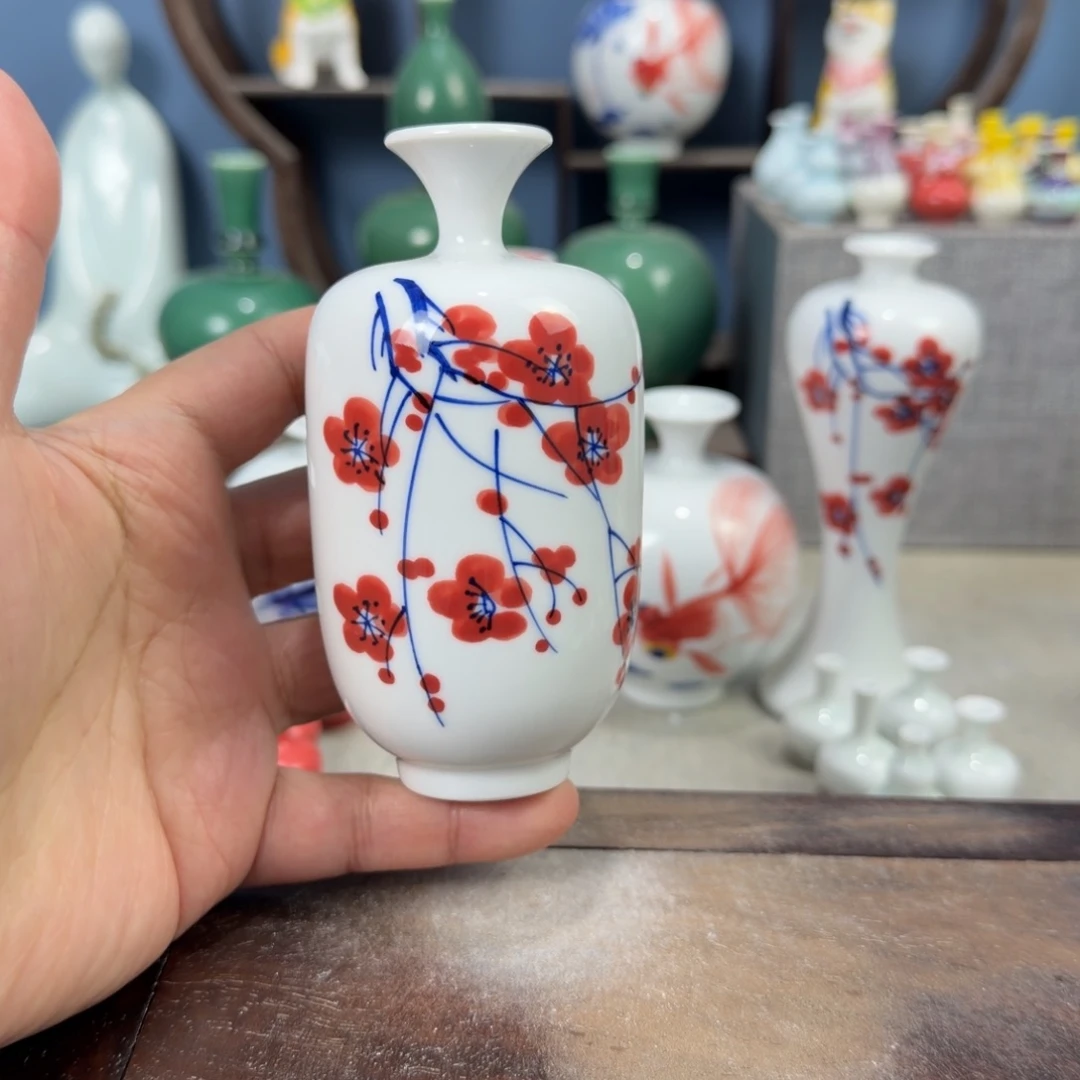 陶瓷手工小花器摆件