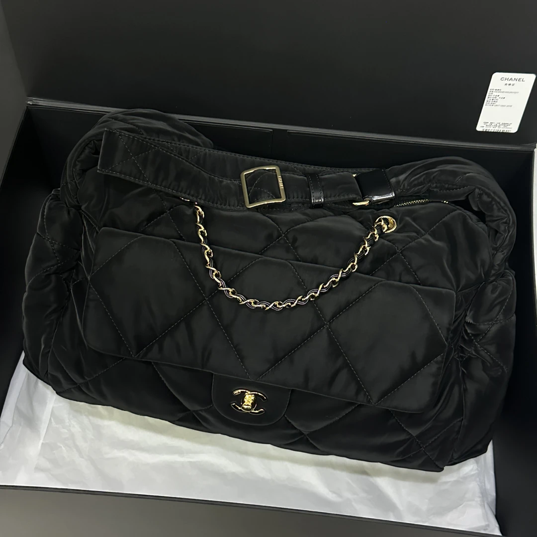 99新 Chanel/香奈儿 24N coco neige保龄球包芯片40cm/JJ5090605