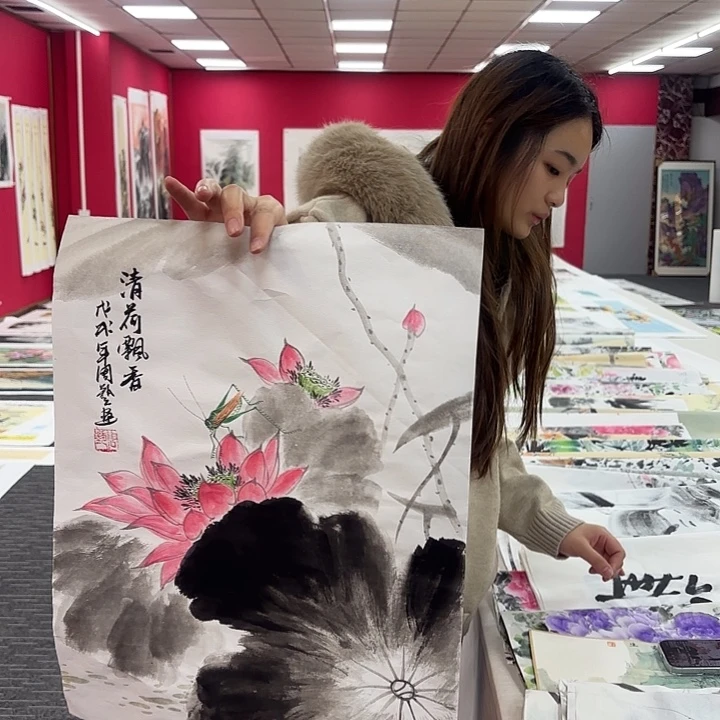 国画山水花鸟作品