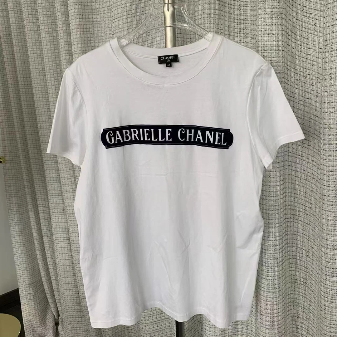 99新 Chanel/香奈儿 Chanel 17B字母T恤上衣 40码