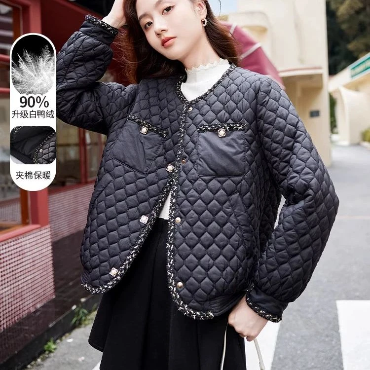 【直播专享】Y634629羽绒服 香影羽绒服女短款2024冬季新款百搭