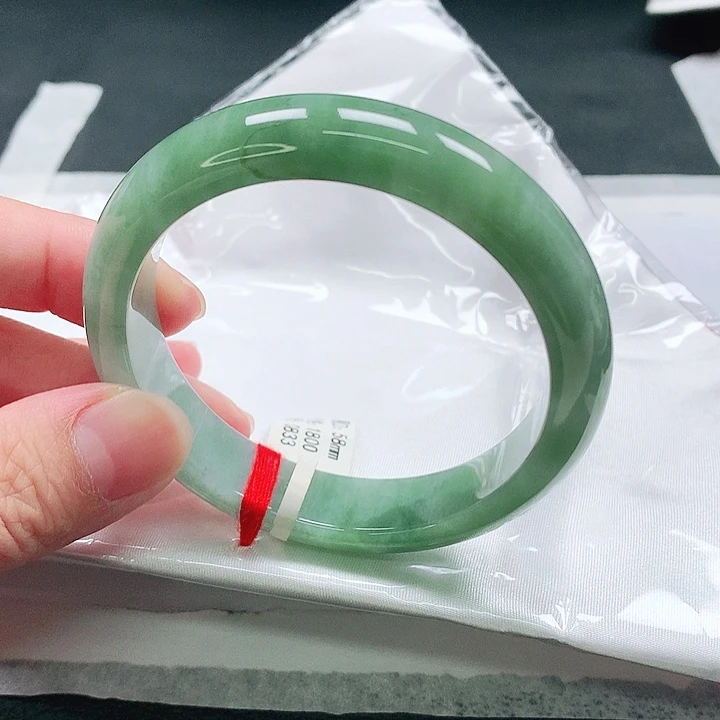 翡翠未镶嵌手镯手镯58