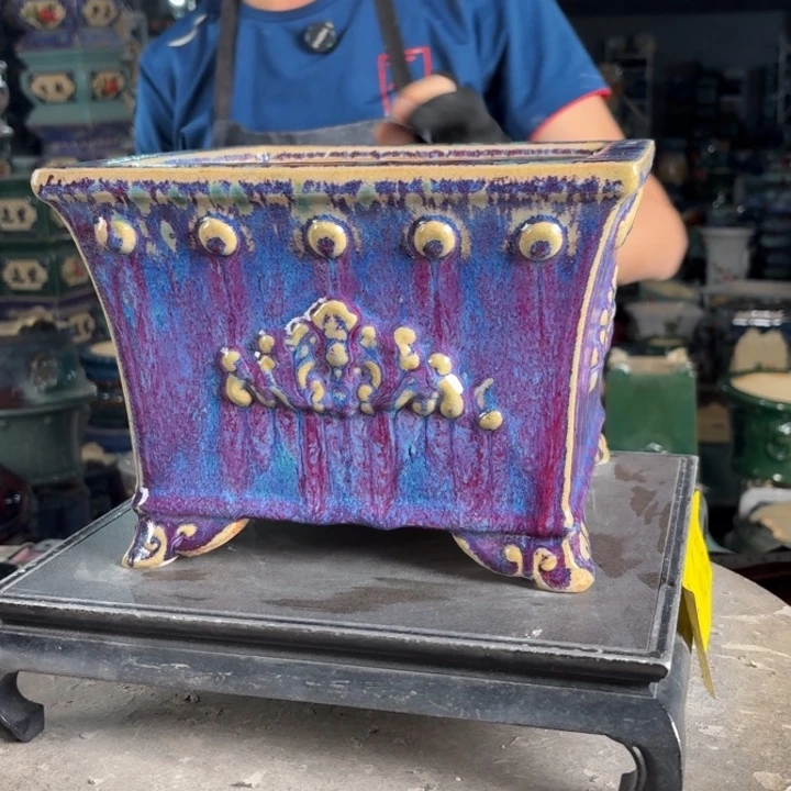 一风堂石湾花盆 内20*15