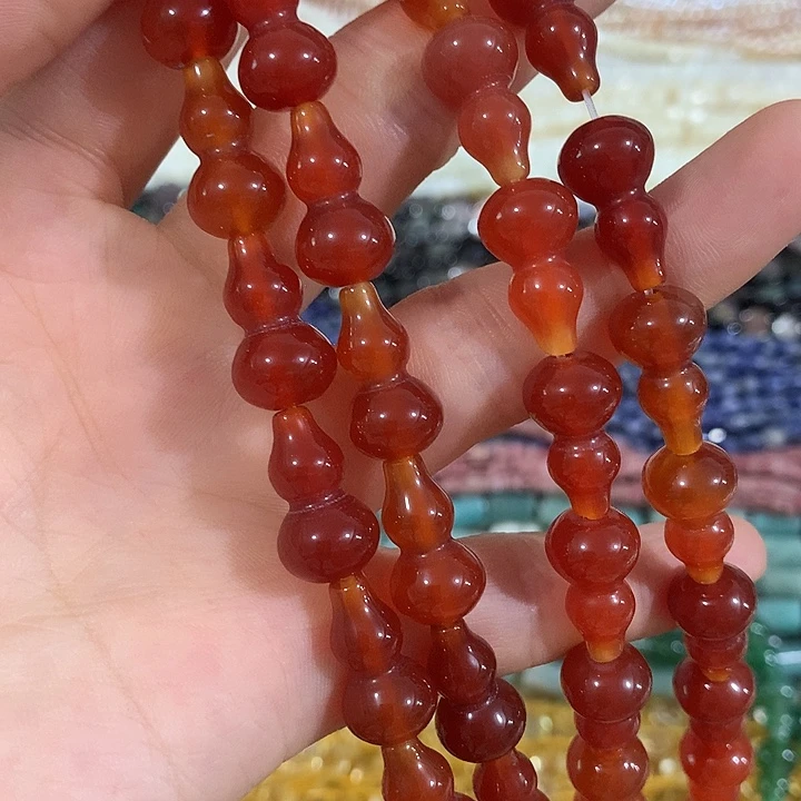 5颗红色精品葫芦10x18