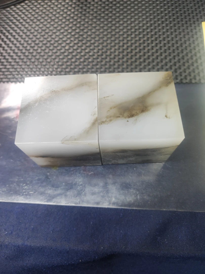 云南水墨冻印章石头