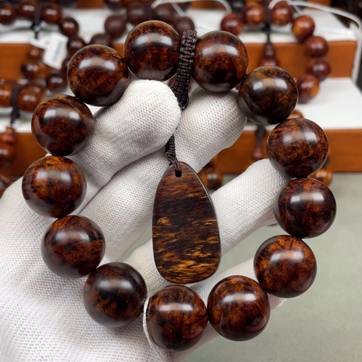 黄花梨/降香黄檀手串/手链静*海南黄花梨