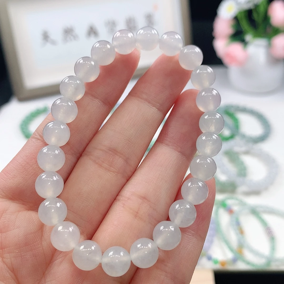 翡翠未镶嵌手链手链7.8mm