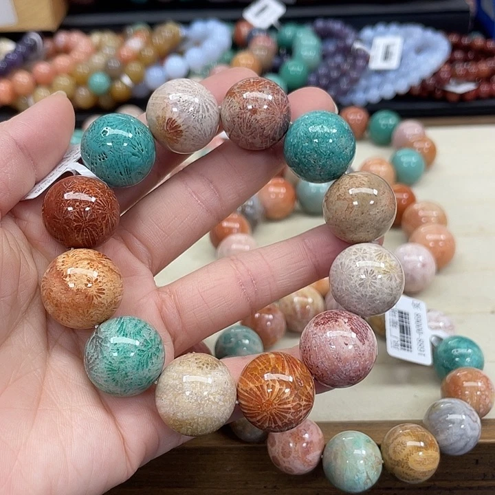 未镶嵌手串硅化珊瑚（珊瑚玉）?****282