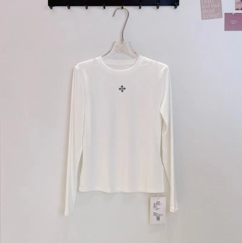 DY 4906简约精致时尚休闲设计感长袖T恤