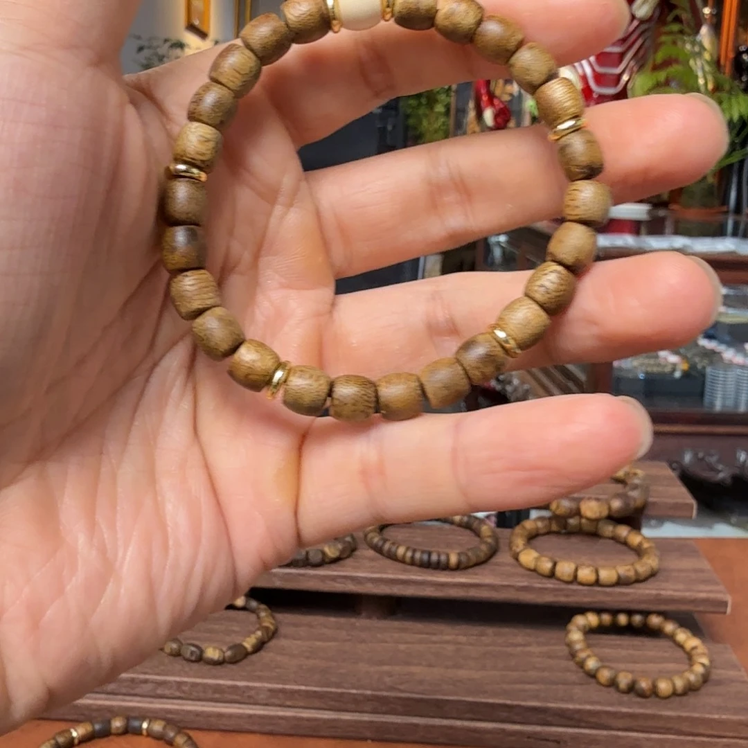 沉香手串卡7 鼓珠 老板专属