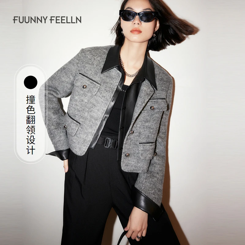 FF||佛短外套女新款羊毛混纺小香风高级感小个子FC00542秋冬