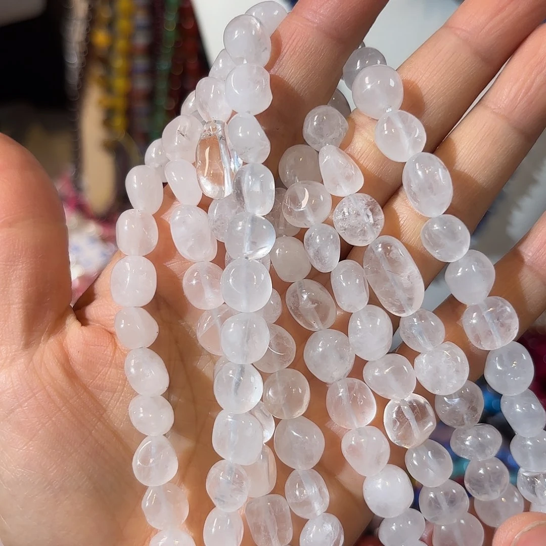 玛瑙/玉髓未镶嵌珠宝半成品白水卡10一条