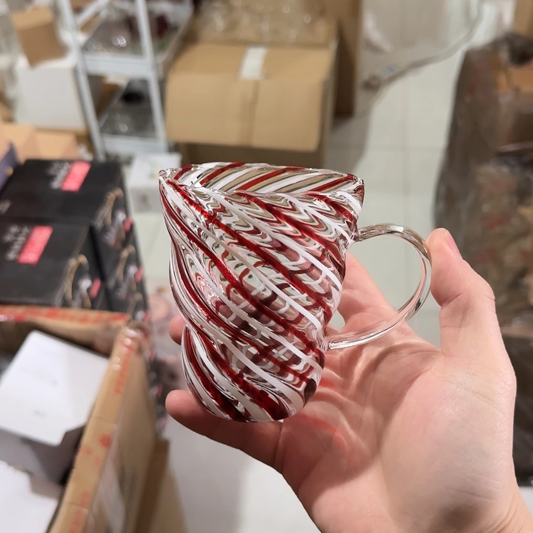 红条纹杯（每只都不同）