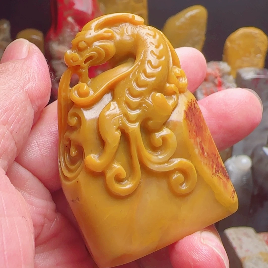 昌化石田黄石印章