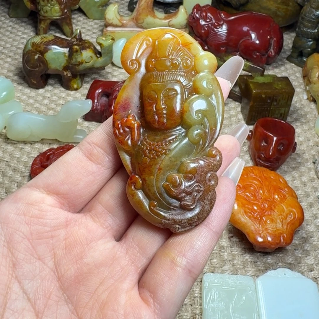 吊坠白玉菩提挂件